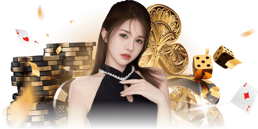 แบนเนอร์ดีลเลอร์สาว SA Casino ในบรรยากาศคาสิโนสดแบบพรีเมียม