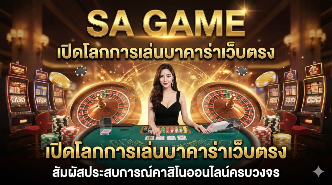 sa game ศูนย์รวมบาคาร่าเว็บตรง เล่นง่าย กำไรมหาศาลที่คุณห้ามพลาด