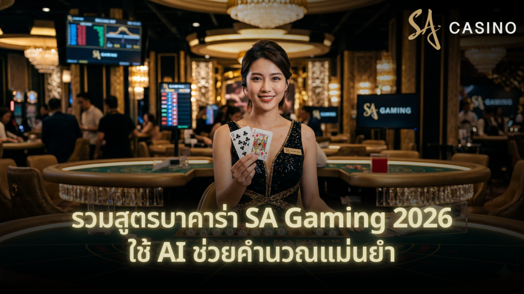 รวมสูตรบาคาร่า SA Gaming 2026 ใช้ AI ช่วยคำนวณแม่นยำ