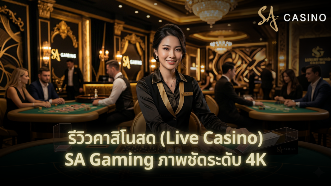 รีวิวคาสิโนสด (Live Casino) SA Gaming ภาพชัดระดับ 4K