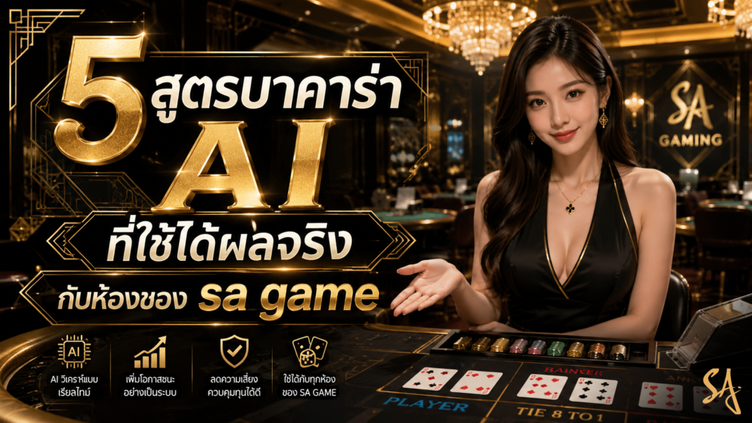 5 สูตรบาคาร่า AI ที่ใช้ได้ผลจริงกับห้องของ sa game