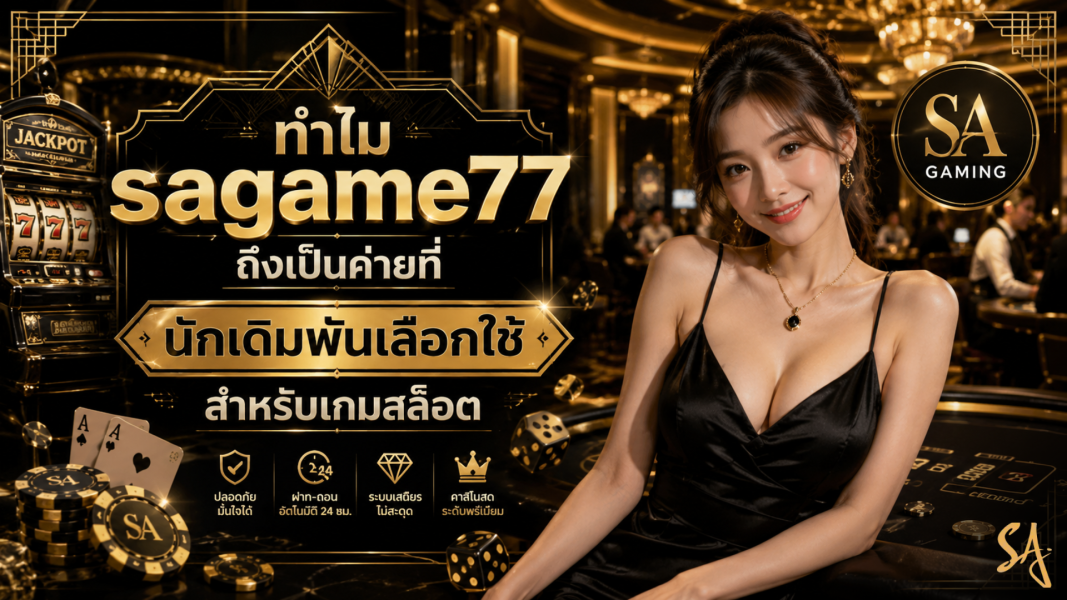 ทำไม sagame77 ถึงเป็นค่ายที่นักเดิมพันเลือกใช้สำหรับเกมสล็อต