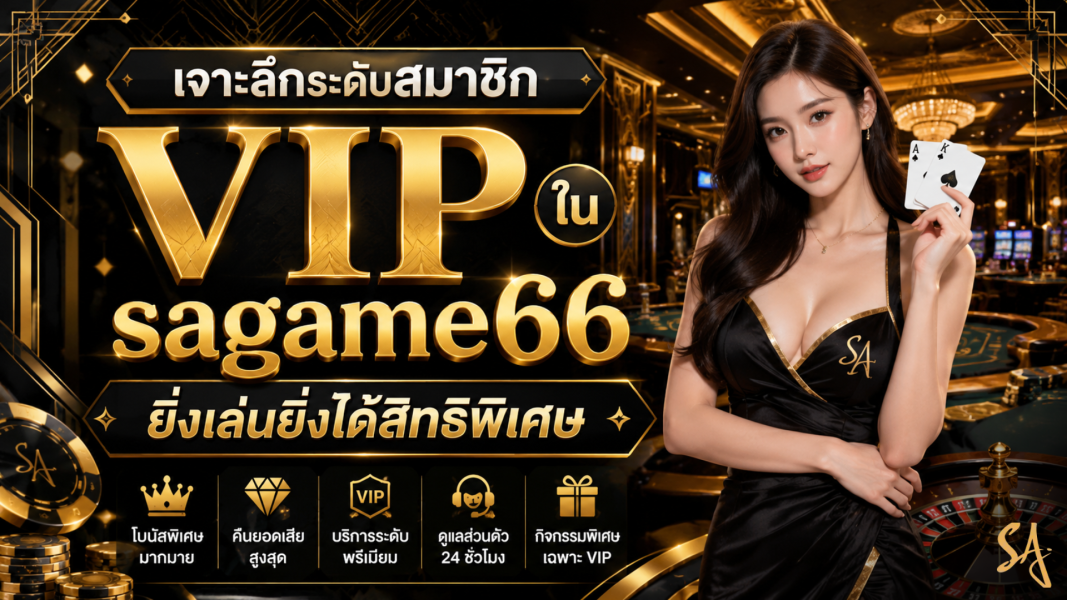 เจาะลึกระดับสมาชิก VIP ใน sagame66 ยิ่งเล่นยิ่งได้สิทธิพิเศษ
