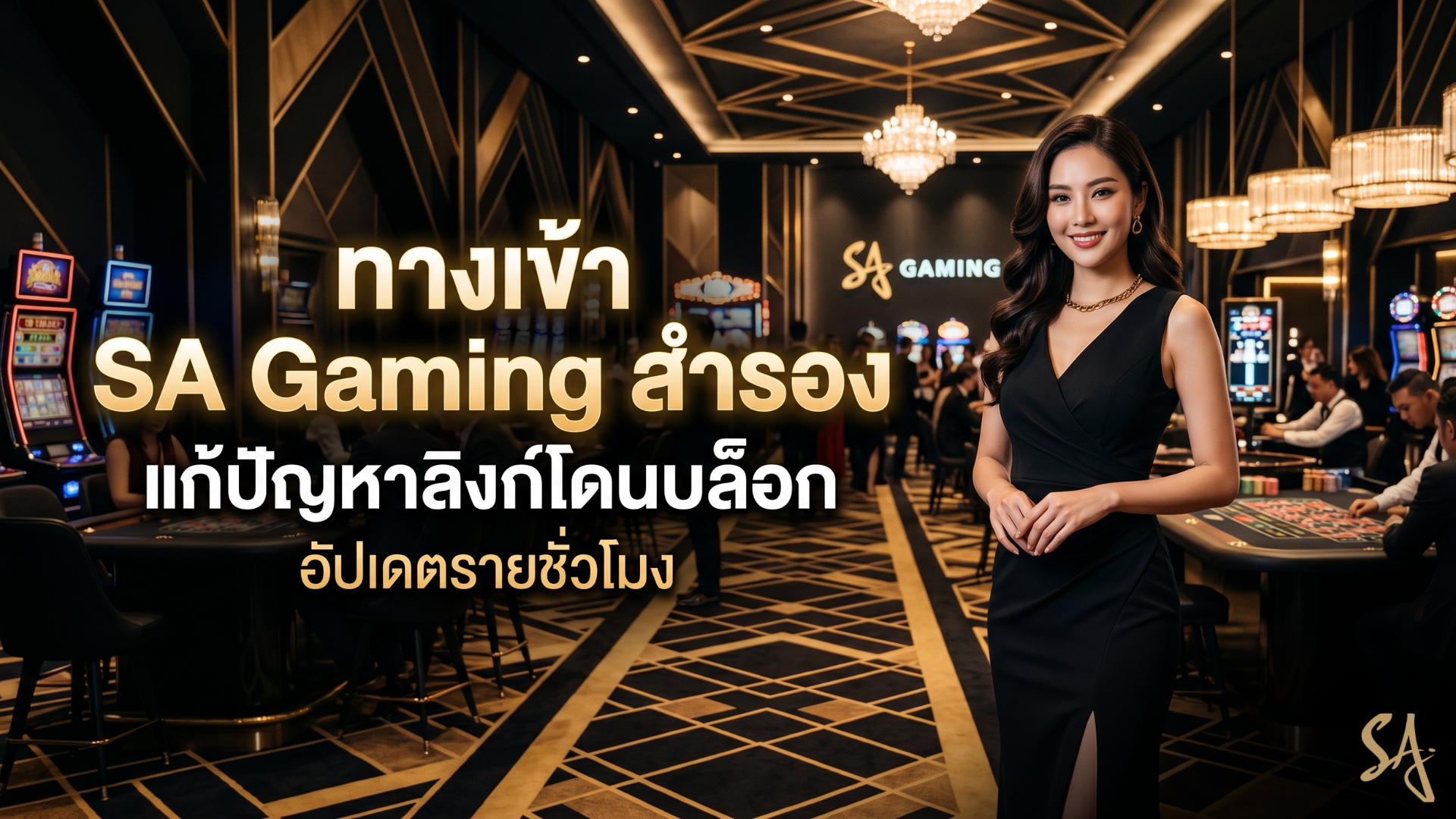 ทางเข้า SA Gaming สำรอง แก้ปัญหาลิงก์โดนบล็อก อัปเดตรายชั่วโมง