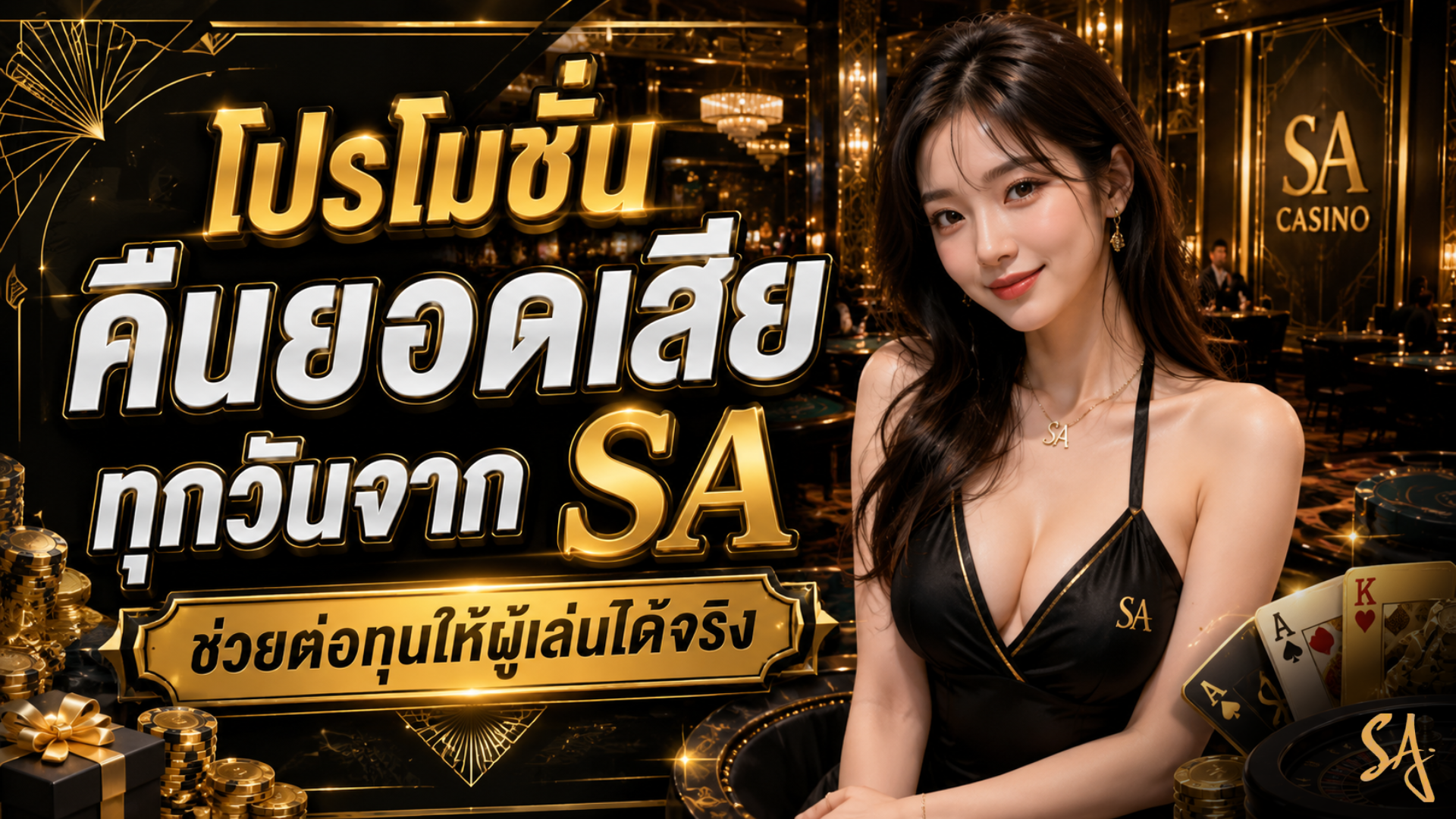 โปรโมชั่นคืนยอดเสียทุกวันจาก sa ช่วยต่อทุนให้ผู้เล่นได้จริง