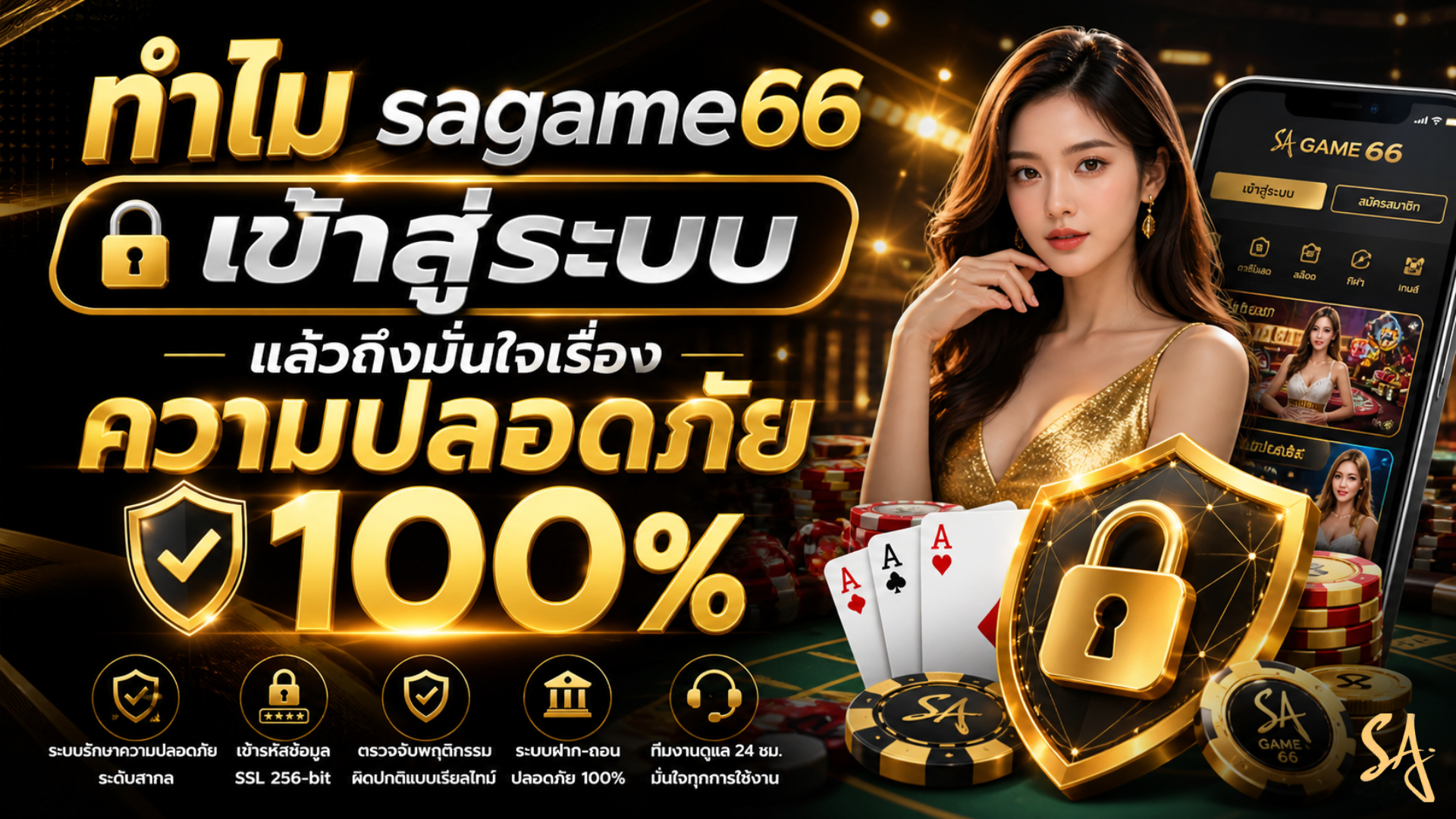 ทำไม sagame66 เข้าสู่ระบบ แล้วถึงมั่นใจเรื่องความปลอดภัย 100%
