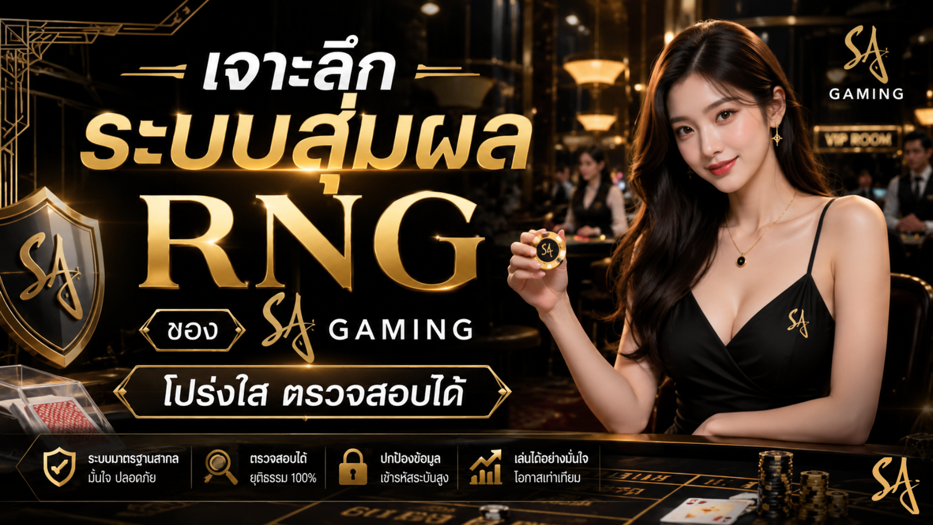 เจาะลึกระบบสุ่มผล (RNG) ของ sagaming โปร่งใส ตรวจสอบได้
