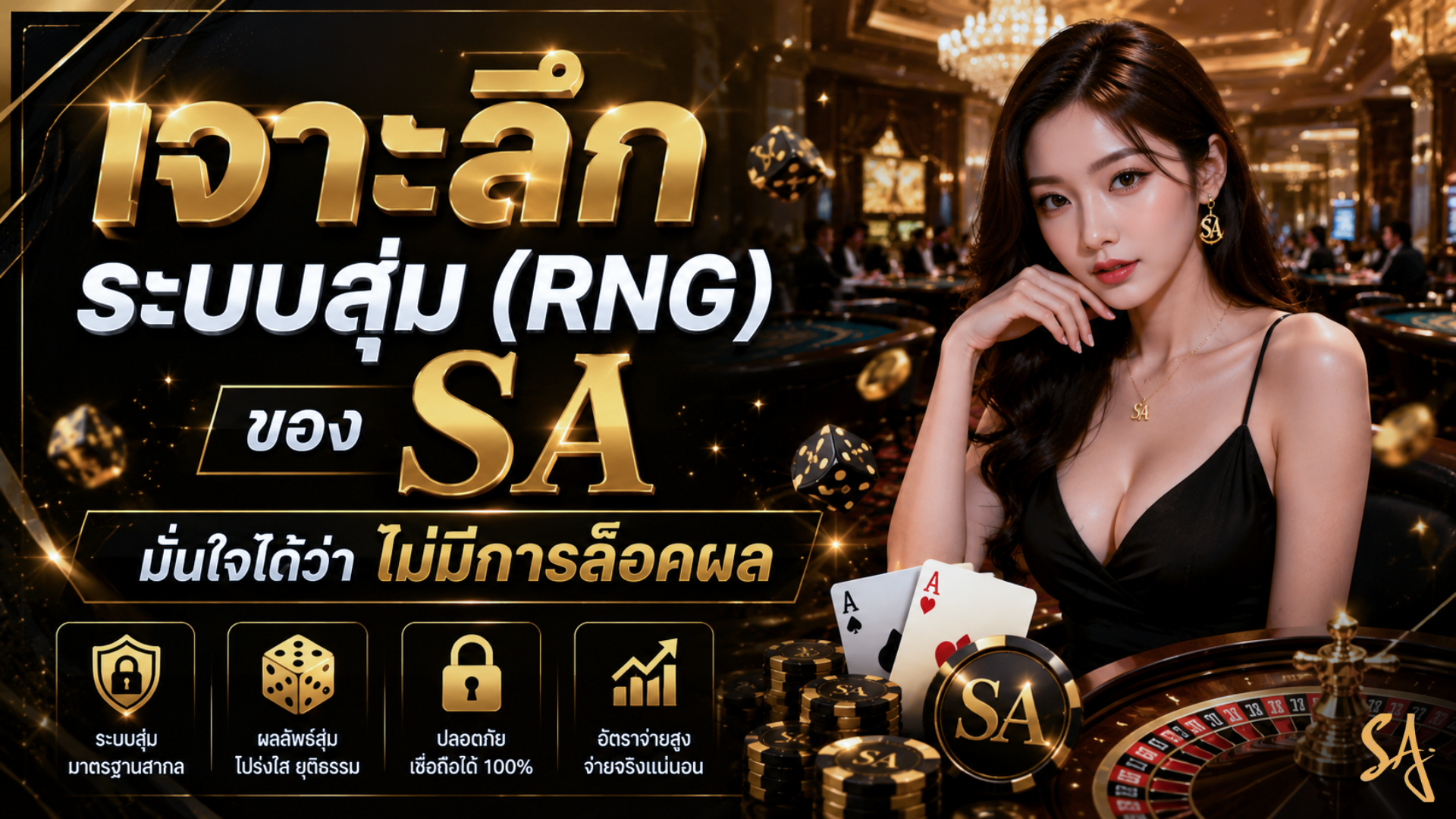 เจาะลึกระบบสุ่ม (RNG) ของ sa มั่นใจได้ว่าไม่มีการล็อคผล